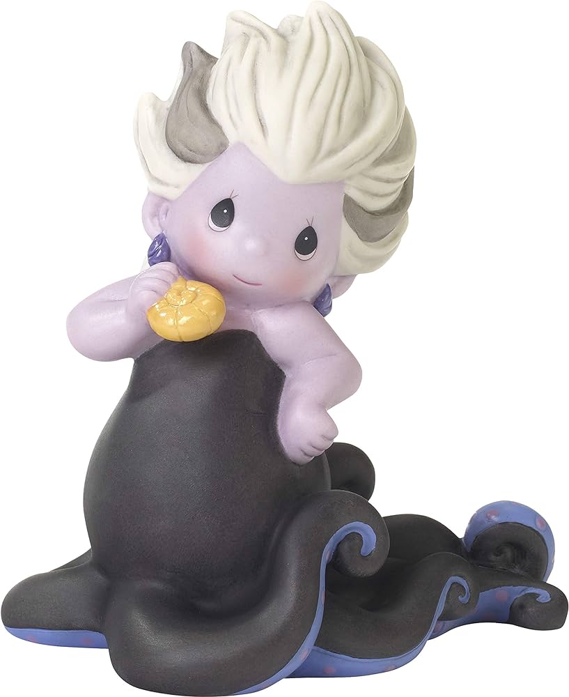 Precious moments disney showcase ursula you leave me speachless bisque porcelain figurine multi home kitchen