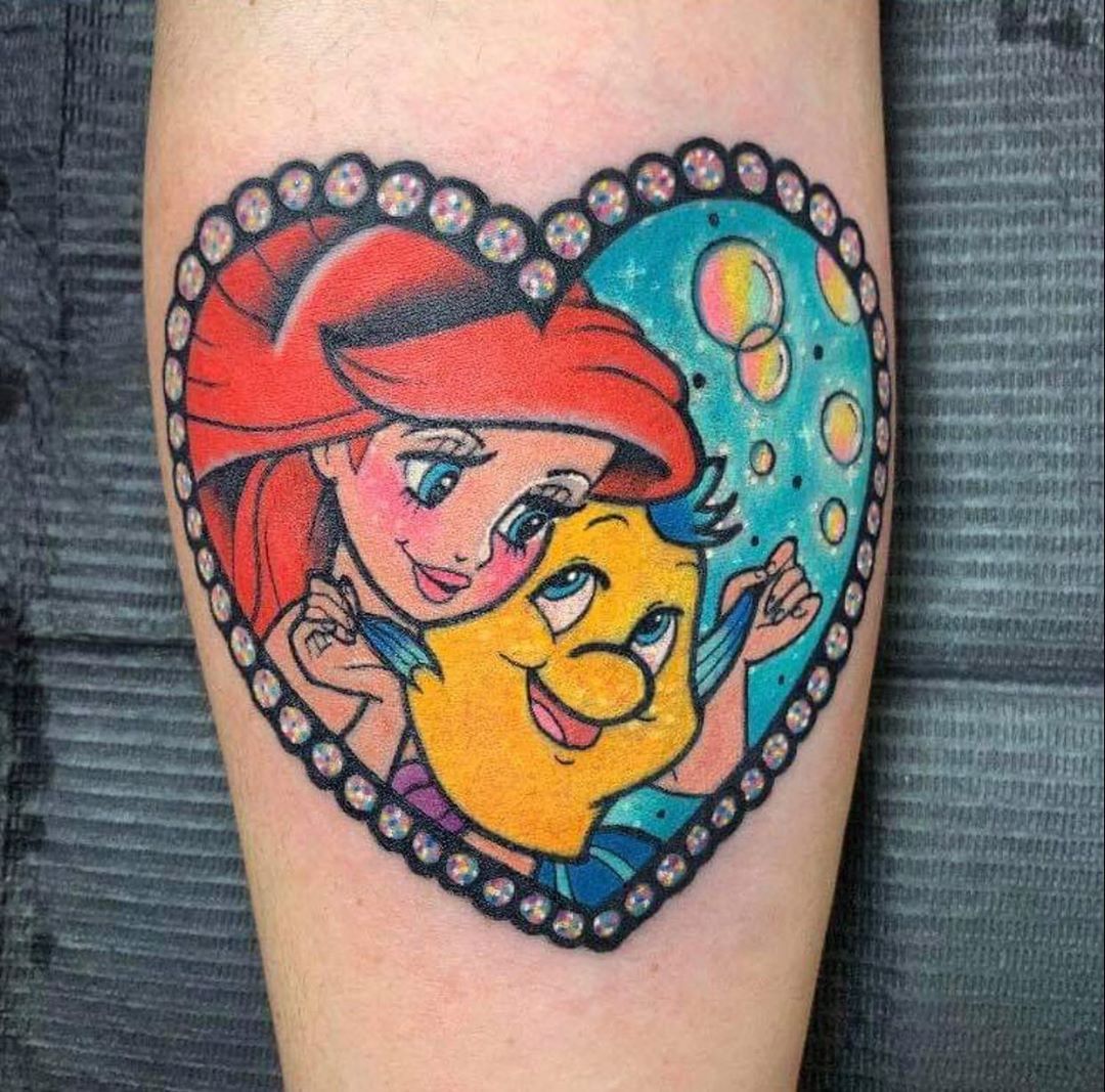 Updated magical little mermaid tattoos