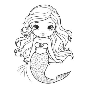 Mermaid drawing png transparent images free download vector files