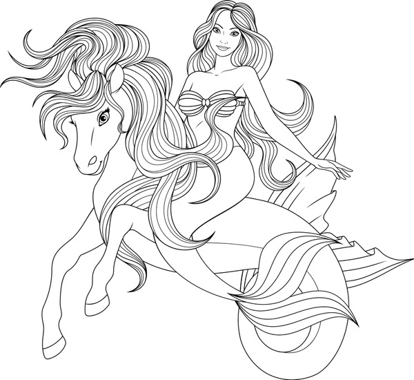 Adult mermaid drawing images stock photos d objects vectors