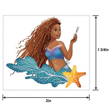 The little mermaid temporary tattoos sheet tattoos