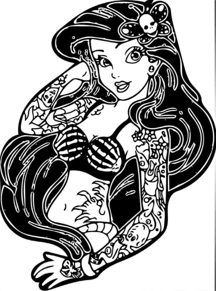 Pin by queen steampunk on cricket maker design disney characters tattoos disney princess coloring pages disney princess tattoo