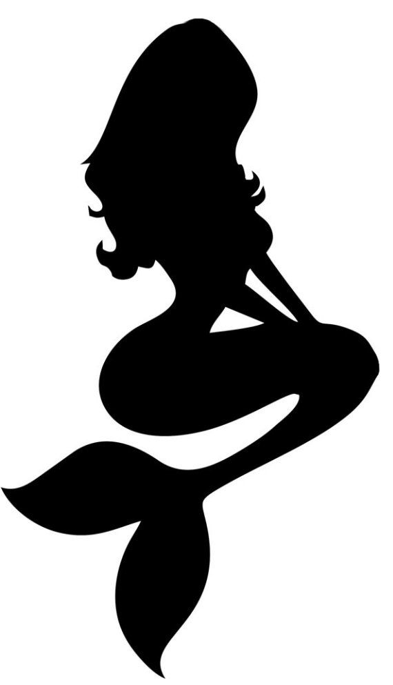 Free mermaid silhouette tattoo download free mermaid silhouette tattoo png images free cliparts on clipart library