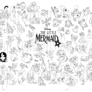 Little mermaid svg