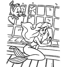 Top free printable little mermaid coloring pages online