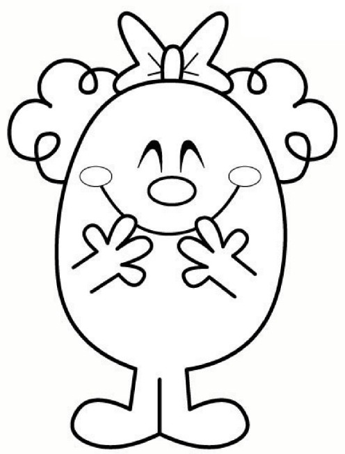 Coloring page mr men and little miss miss naughty