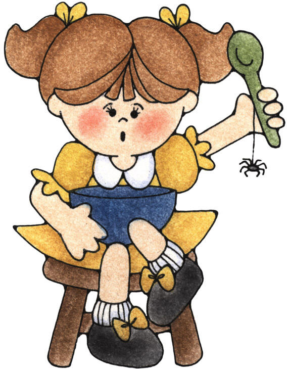 Little miss muffet clipart