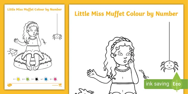 Little miss muffet pattern tracing activity teacher made