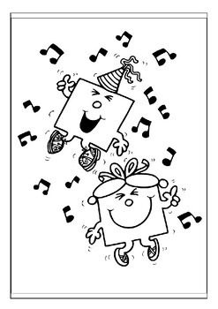 Printable mr men and little miss coloring pages a gift that keeps giving