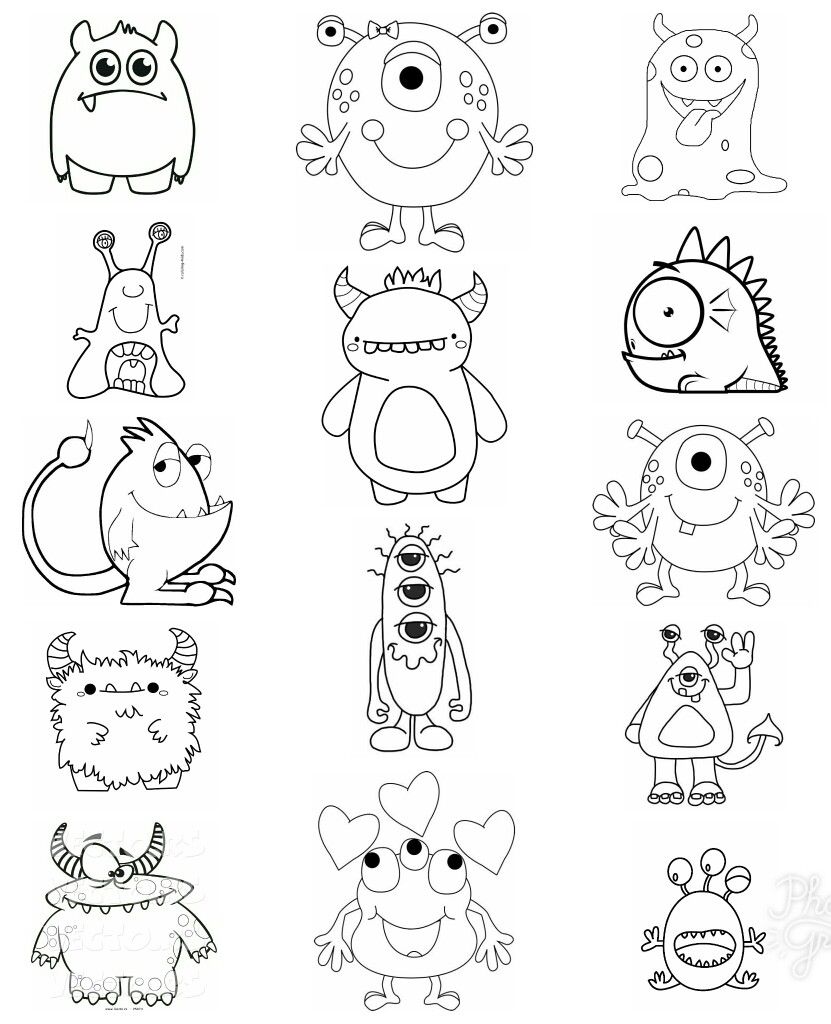 Pin by elisabeth quisenberry on sketch inspiration characters and little monsters monster coloring pages cute monsters drawings cute doodles drawings