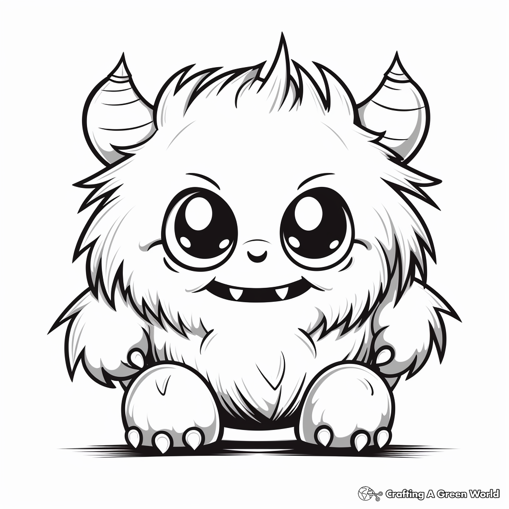 Monster coloring pages