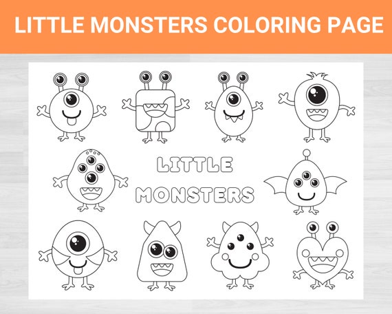 Monster coloring pages monster coloring book monster coloring monster printable coloring pages coloring for kids coloring pages