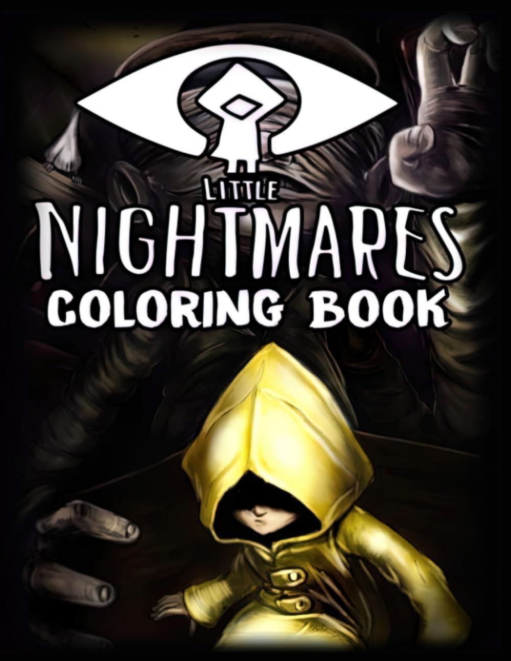 Little nightmares coloring book game characters coloring pages for adults amazing designs patterns and botanical floral prints for relaxation and have fun by vaz pio