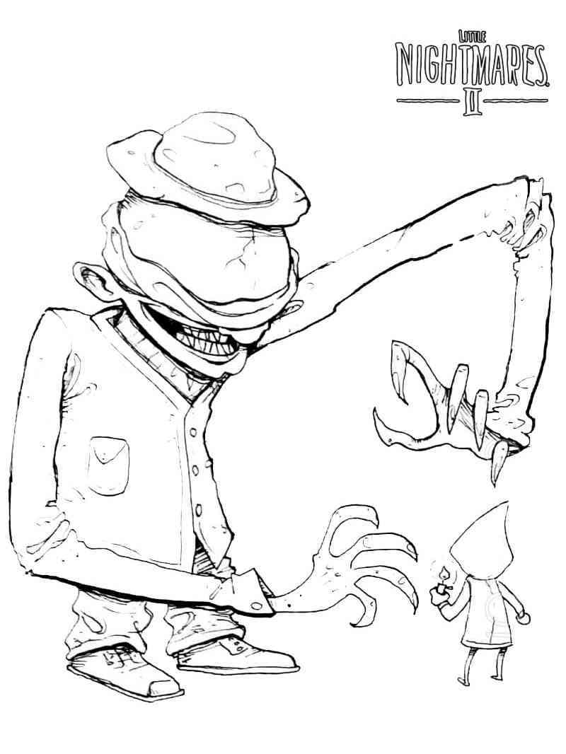 Little nightmares coloring pages