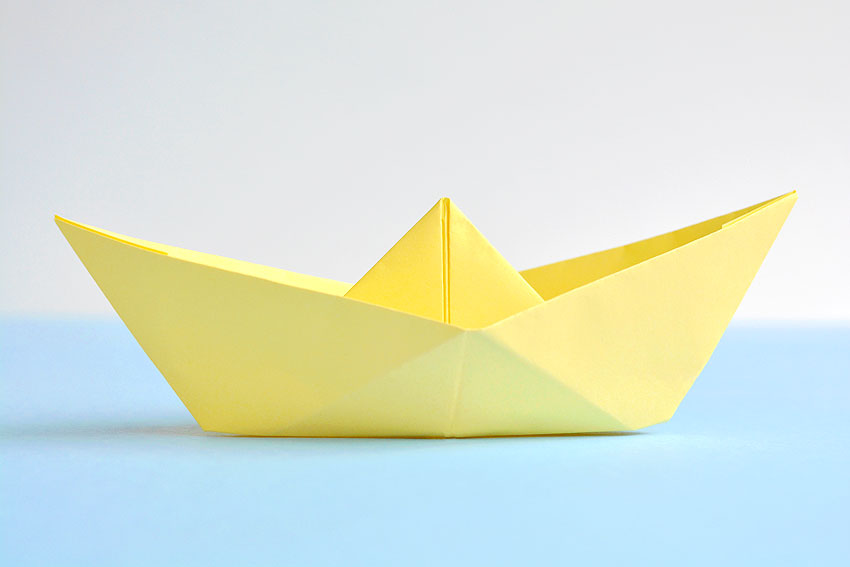 How to make a paper boat origami boat tutorial