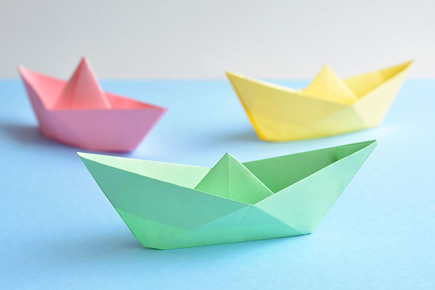 How to make a paper boat origami boat tutorial