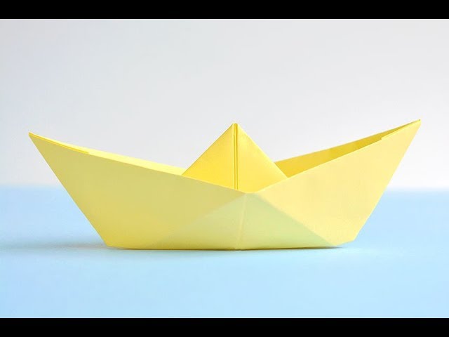 How to make a paper boat