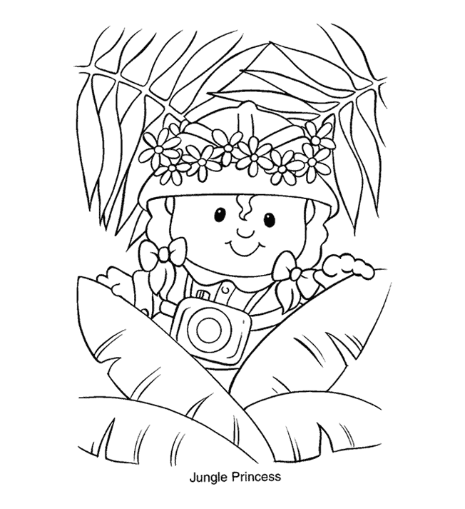 Best little people coloring pages for kids