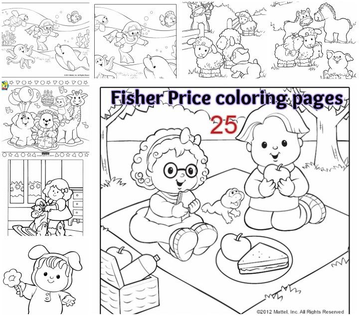 Printable fisher price coloring page fisher price little people and toys coloring pages coloring pages people coloring pages my little pony coloring