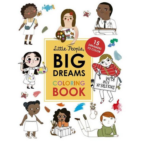 Little people big dreams coloring book