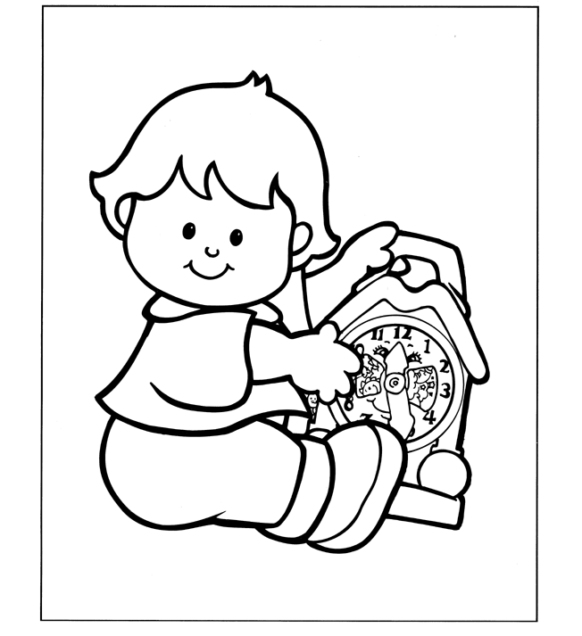 Best little people coloring pages for kids