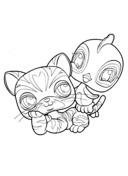 Littlest pet shop coloring pages free coloring pages