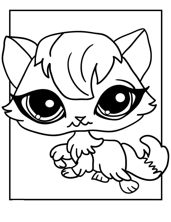 Littlest pet shop coloring pages