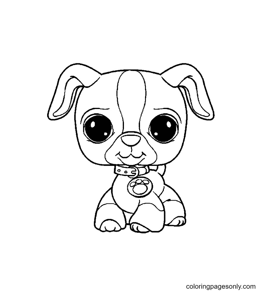 Littlest pet shop coloring pages