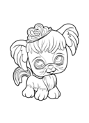 Littlest pet shop coloring pages free coloring pages