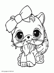 Littlest pet shop coloring pages