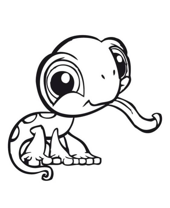 Free easy to print littlest pet shop coloring pages