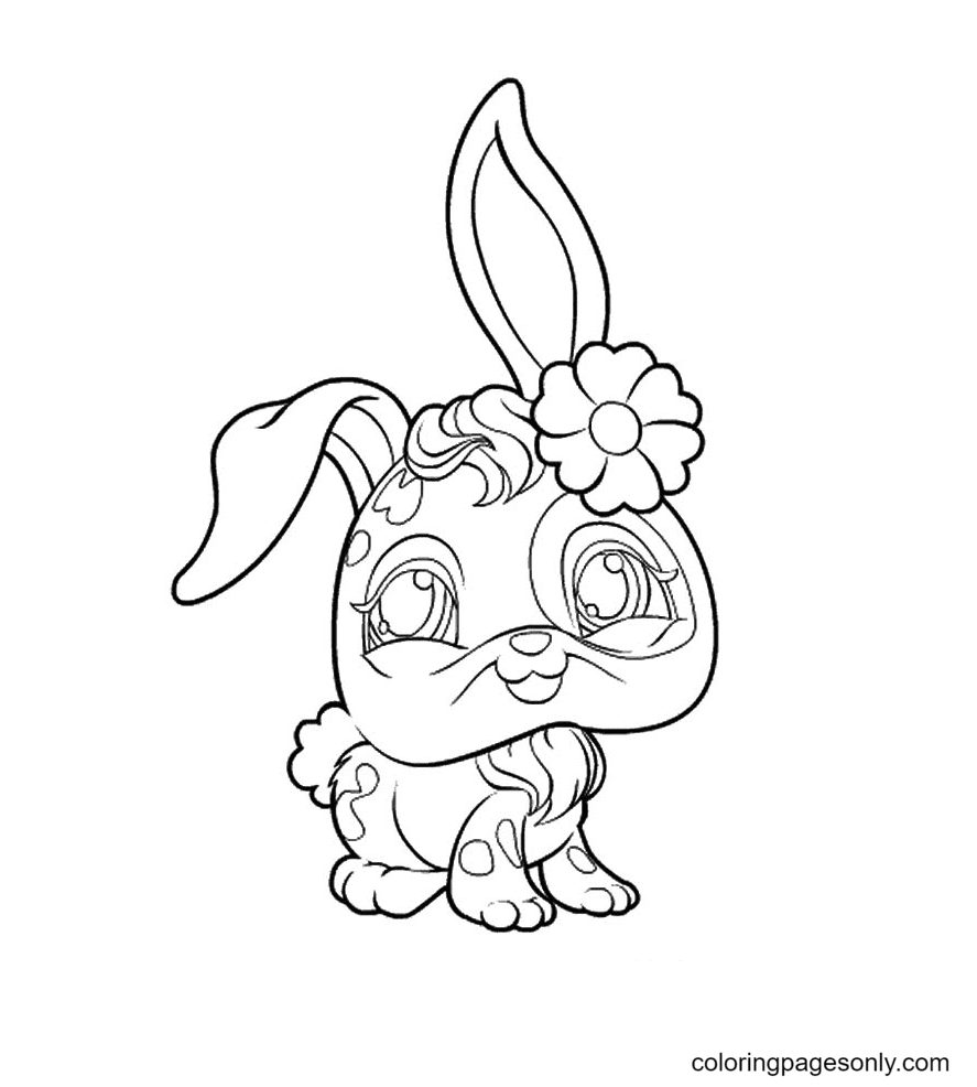 Littlest pet shop coloring pages printable for free download