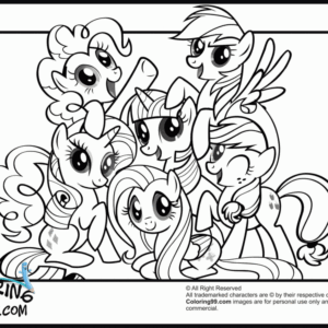 My little pony coloring page printable for free download