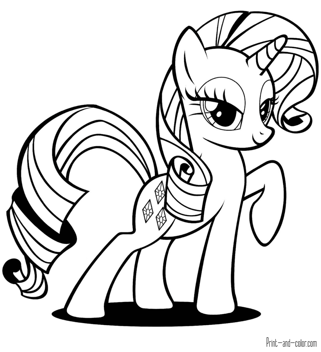 My little pony coloring pages print and color