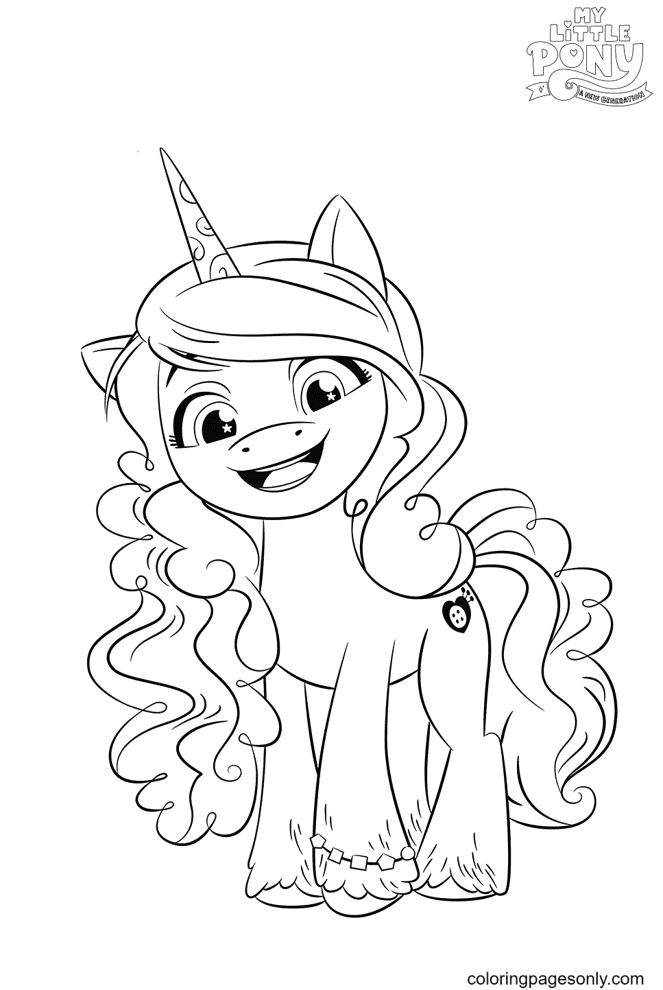 My little pony a new generation coloring pages printable for free download