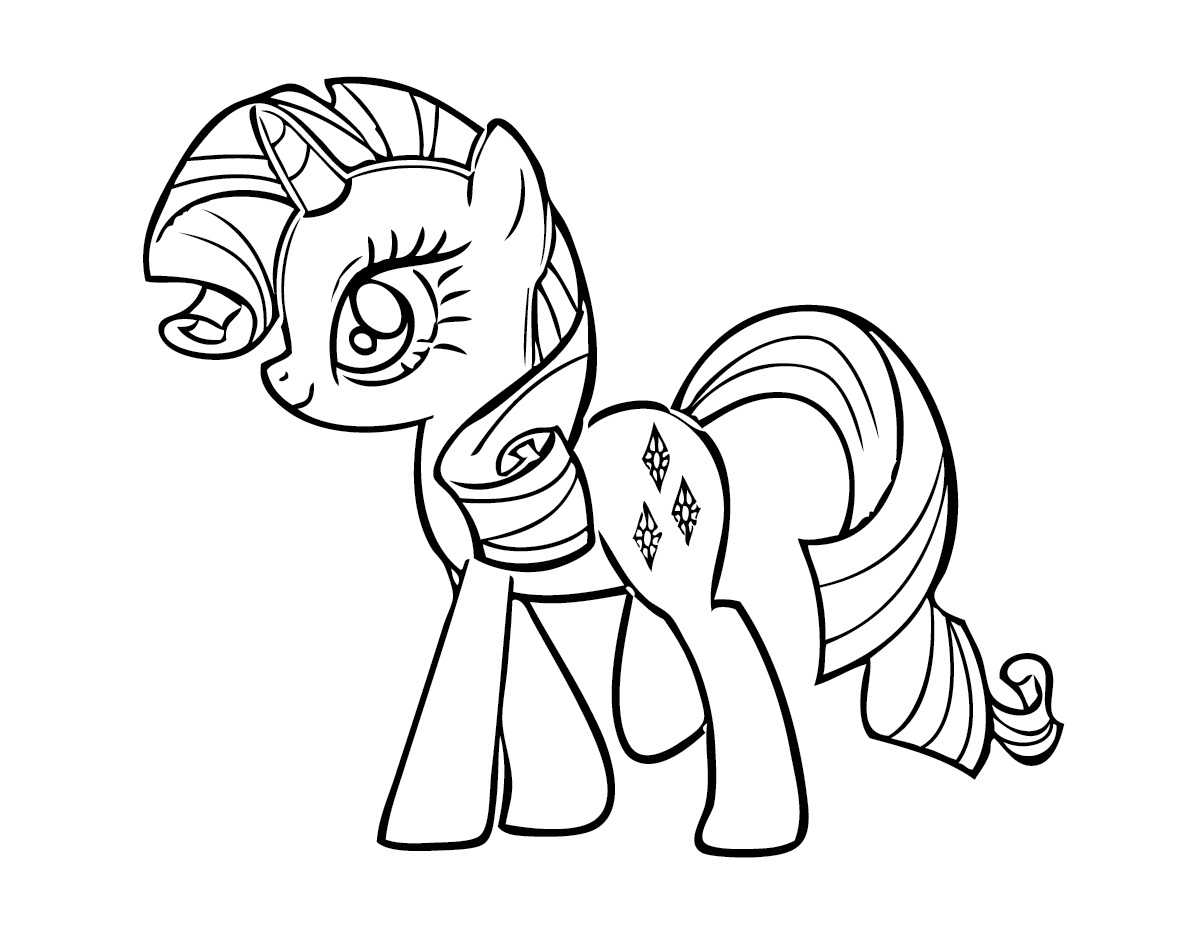 Free printable my little pony coloring pages for kids