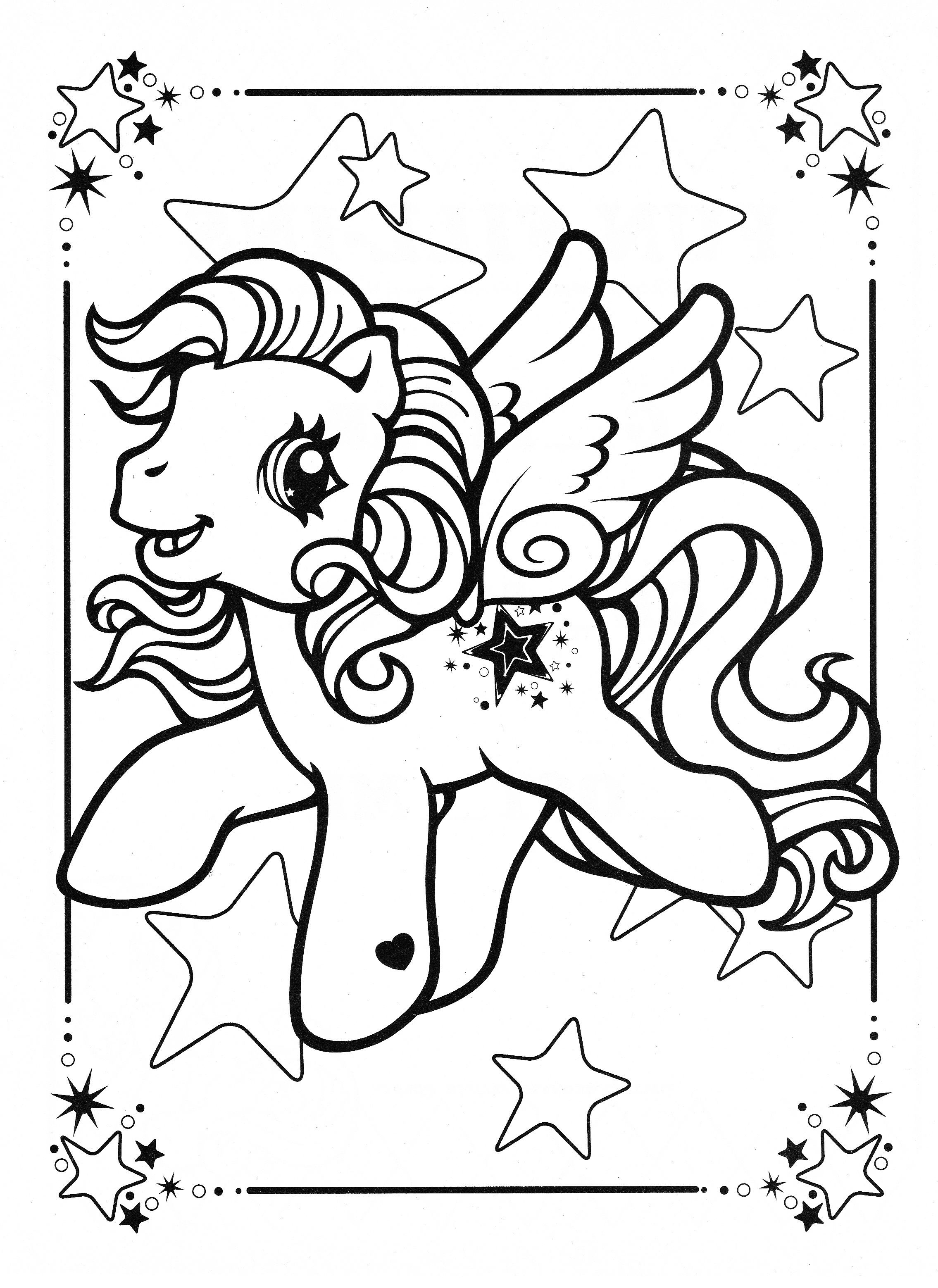 My little pony coloring page mlp