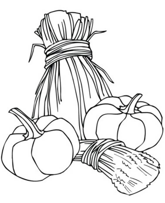 Free easy to print pumpkin coloring pages