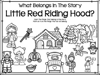 Little red riding hood by classroom base camp tpt