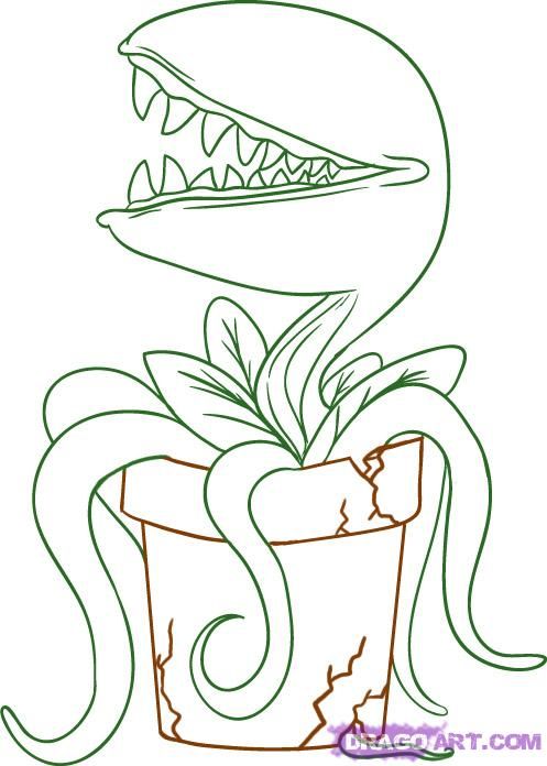 Feed me free coloring pages coloring pages little shop of horrors