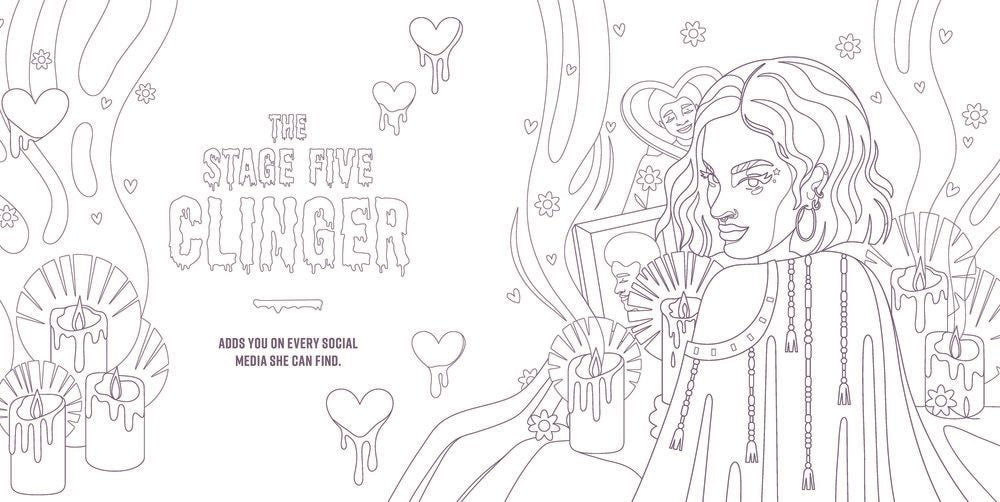 The horrors of dating a coloring book â store