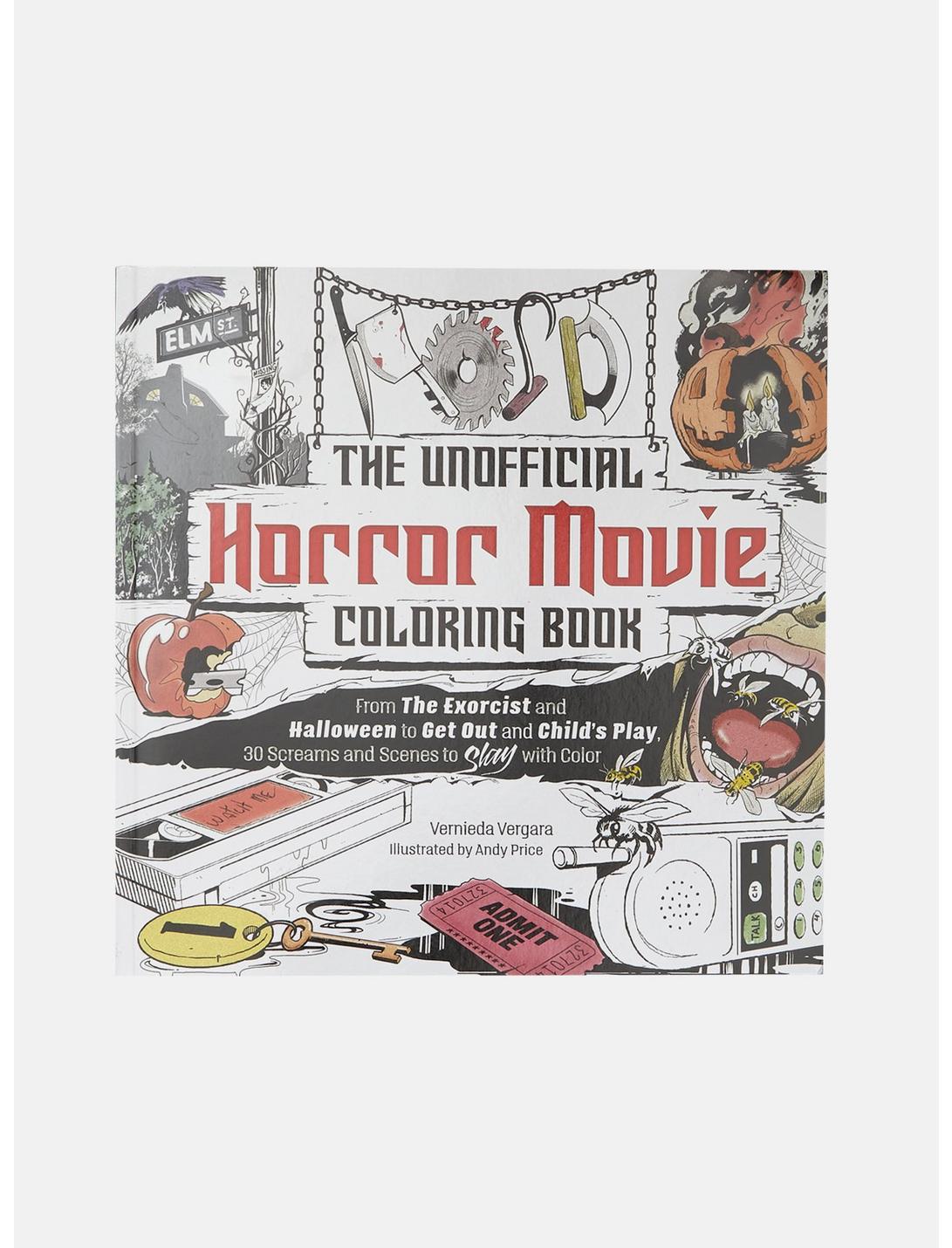 The unofficial horror movie coloring book hot topic