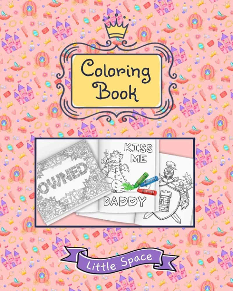 Little space coloring book princess kingdom kink soul books