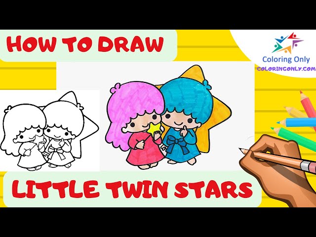 How to draw little twin stars