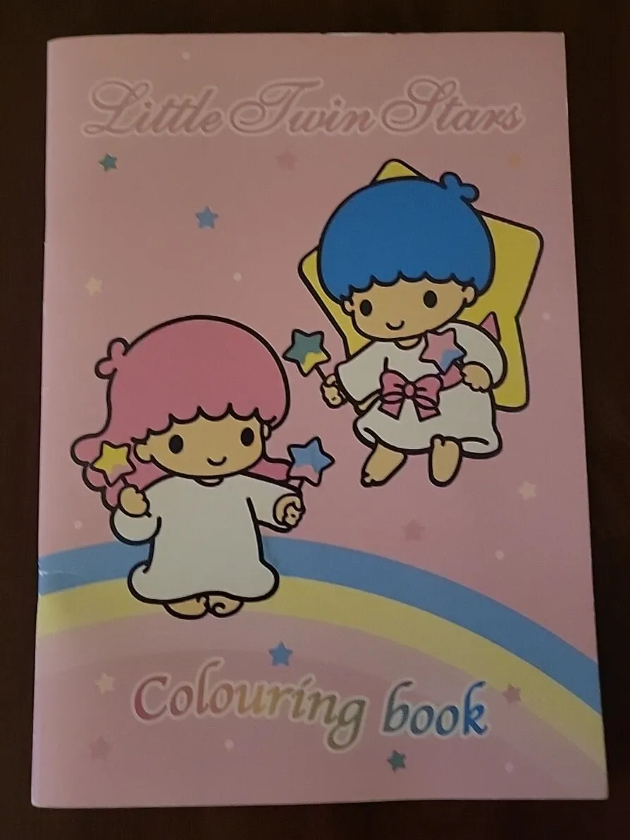 Vintage sanrio little twin stars coloring book new winsurance