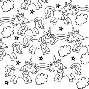 Free printable unicorn colouring pages for kids