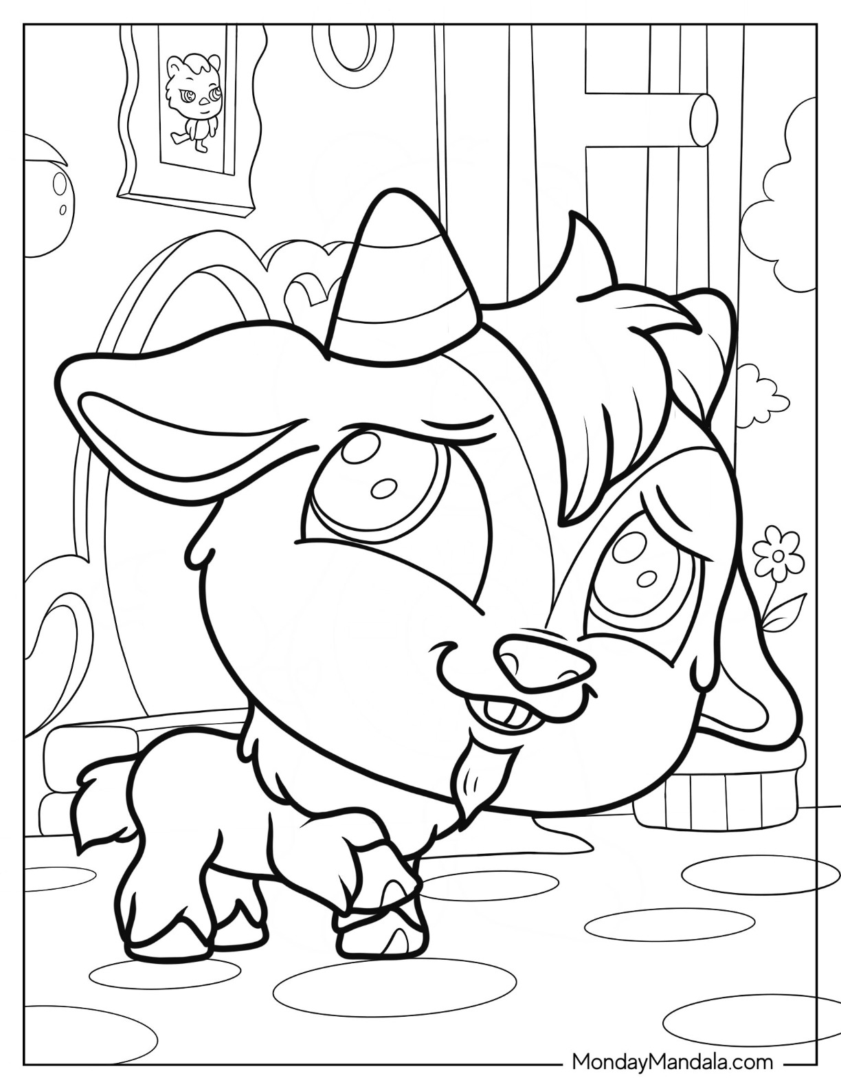 Littlest pet shop coloring pages free pdf printables