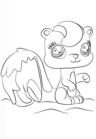 Littlest pet shop coloring pages free coloring pages