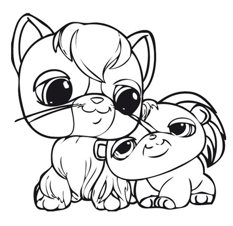 Littlest pet shop coloring pages