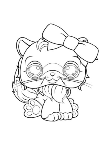 Littlest pet shop hasbro coloring page free printable coloring pages